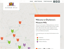 Tablet Screenshot of charlestonsmuseummile.org